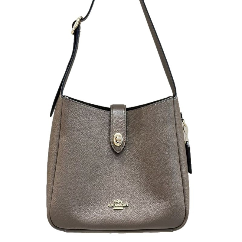 Bucket чанта, естествена кожа, вертикална квадратна форма, джоб за мобилен телефон, пролет 2025 издание