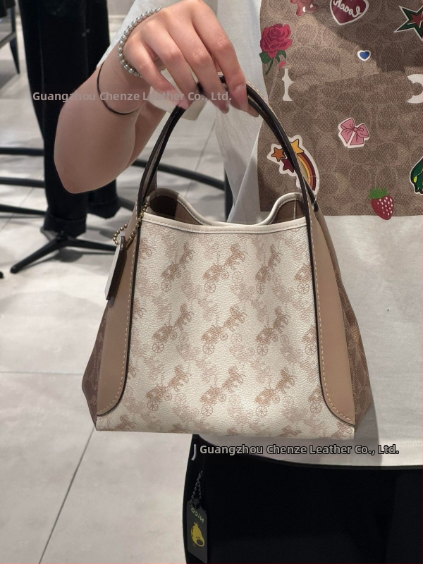 Aq Hadley Bucket Bag z pravej kože, tvár vedra, mestský jednoduchý štýl, polyesterová podšívka, zapínanie háčikom