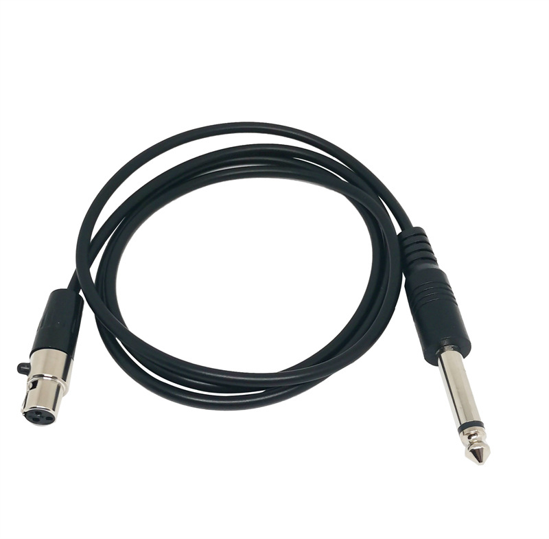 DX Kabel 3,5-XLR, Mini XLR s 3 pina na 1/4 inčni konektor, bakreni jezgr, niklani premaz
