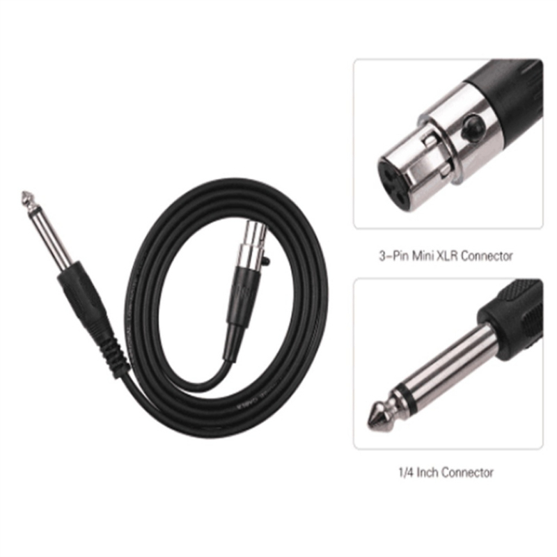 DX Kabel 3,5-XLR, Mini XLR s 3 pina na 1/4 inčni konektor, bakreni jezgr, niklani premaz