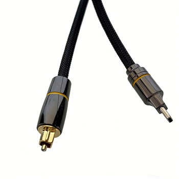 Type-C na 5.1 kanalni optički audio kabel s kvadratnim priključkom, zlatno, PET jezgra, Rohs potvrda
