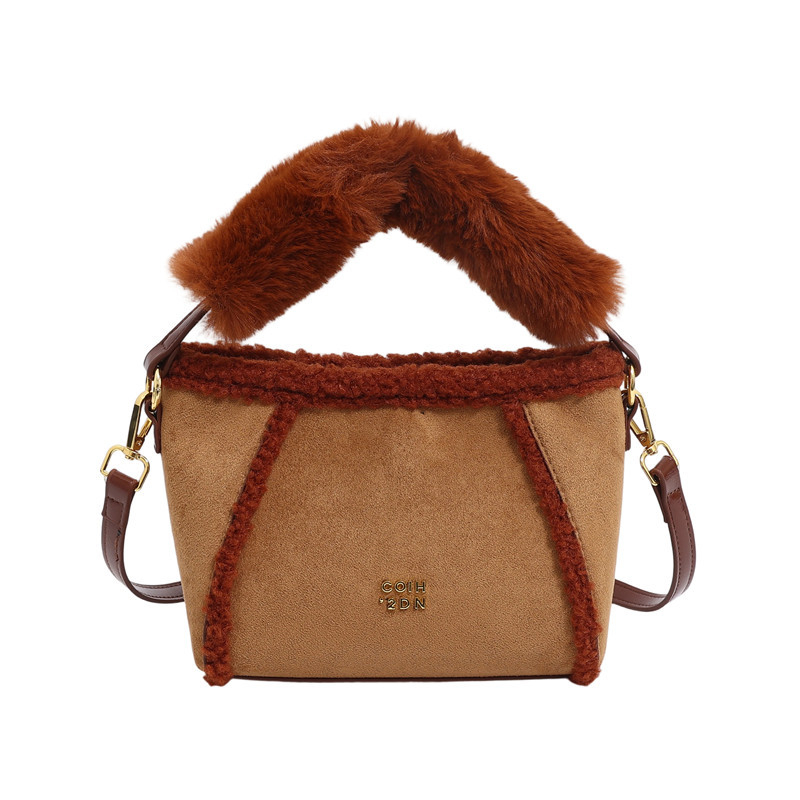 Koreai stílusú női crossbody táska PU bőrrel, cipzárral, kagyló alakú formával