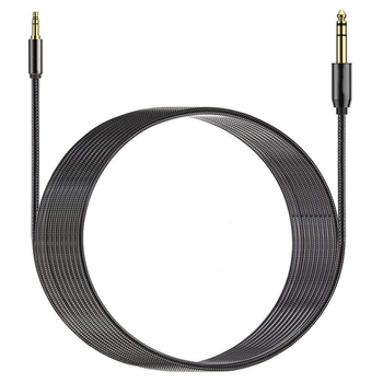 Cablu audio 3,5 mm către 6,35 mm, adaptor pentru dispozitive digitale, placat cu aur, certificat RoHS