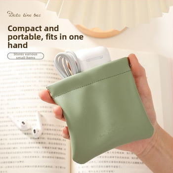 Geantă de depozitare PU – pătrată, sigilată, pentru călătorii și cosmetic