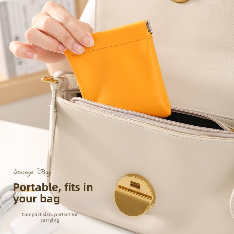 Geantă de depozitare PU – pătrată, sigilată, pentru călătorii și cosmetic