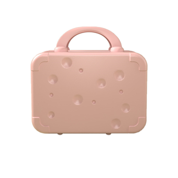 Utazótáska kozmetikai táskával és tárolóval (Anyag: poliészter; Vízálló: Igen; Nyitás: cipzár; Kerék: egyirányú kerék; Zár: lakat)