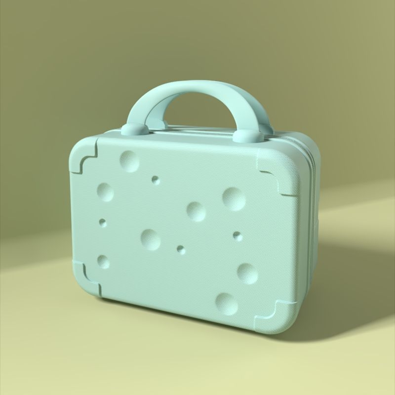 Utazótáska kozmetikai táskával és tárolóval (Anyag: poliészter; Vízálló: Igen; Nyitás: cipzár; Kerék: egyirányú kerék; Zár: lakat)