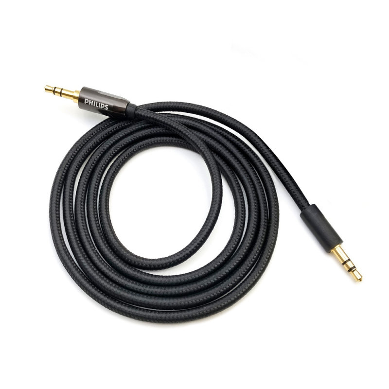 Kabel AUX 3,5 mm muški-muški za Philips SHP9500, X2HR, X1S — bakreni vodovi bez oksidacije, RoHS certifikat