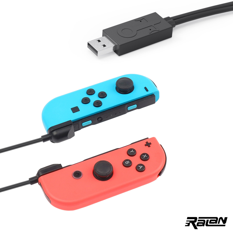 Switch Joy-Con uzlādes kabelis RLTT13, 30 cm garums, OEM, savietojams ar Joy-Con
