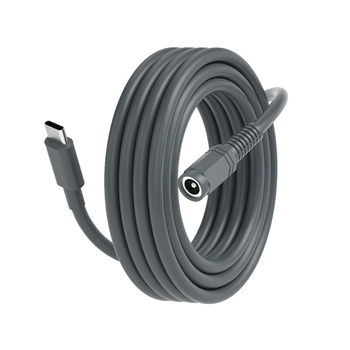 Type-C uz DC5521 sievišķais PD paplašināšanas kabelis, augsta jauda, garums 0,5–30 m