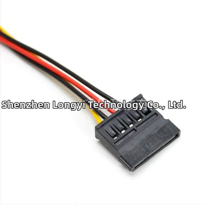 Barošanas paplašināšanas kabelis 20-pin ATX24P grafikas kartei un mātesplatei, modelis ATX100124, LYTIMES, garums 25 cm, kontaktligzdas: 4-pin, SATA-15P, 55574P