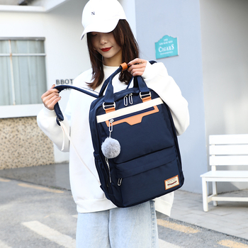 Rucsac din nylon pentru călătorii — impermeabil, rezistent la uzură, anti-furt, bretele curbate, căptușeală poliester