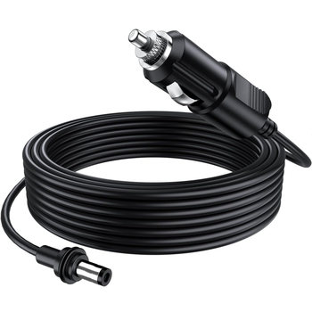 Încărcător auto cu lumină, conector DC5521, cablu 3m/5m, rezistent la apă, sursă de alimentare mini pentru exterior