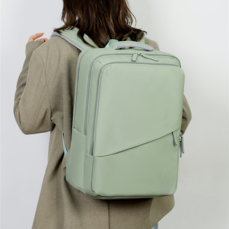 Rucsac pentru laptop de călătorie, Capacitate mare, Ușor, Rezistent la apă, Interfață USB, Țesătură Oxford