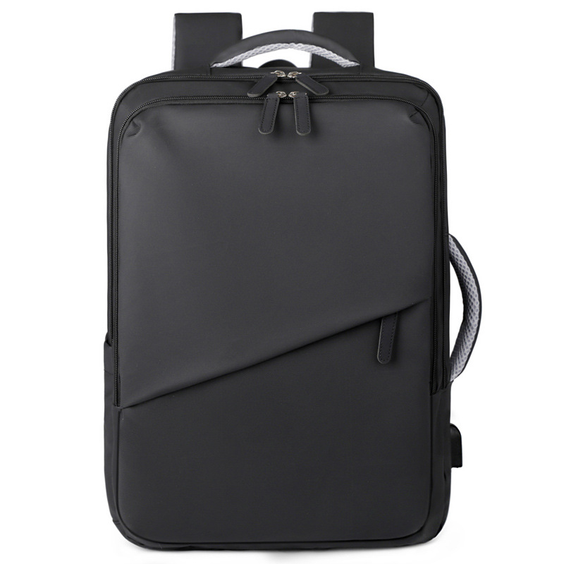 Rucsac pentru laptop de călătorie, Capacitate mare, Ușor, Rezistent la apă, Interfață USB, Țesătură Oxford