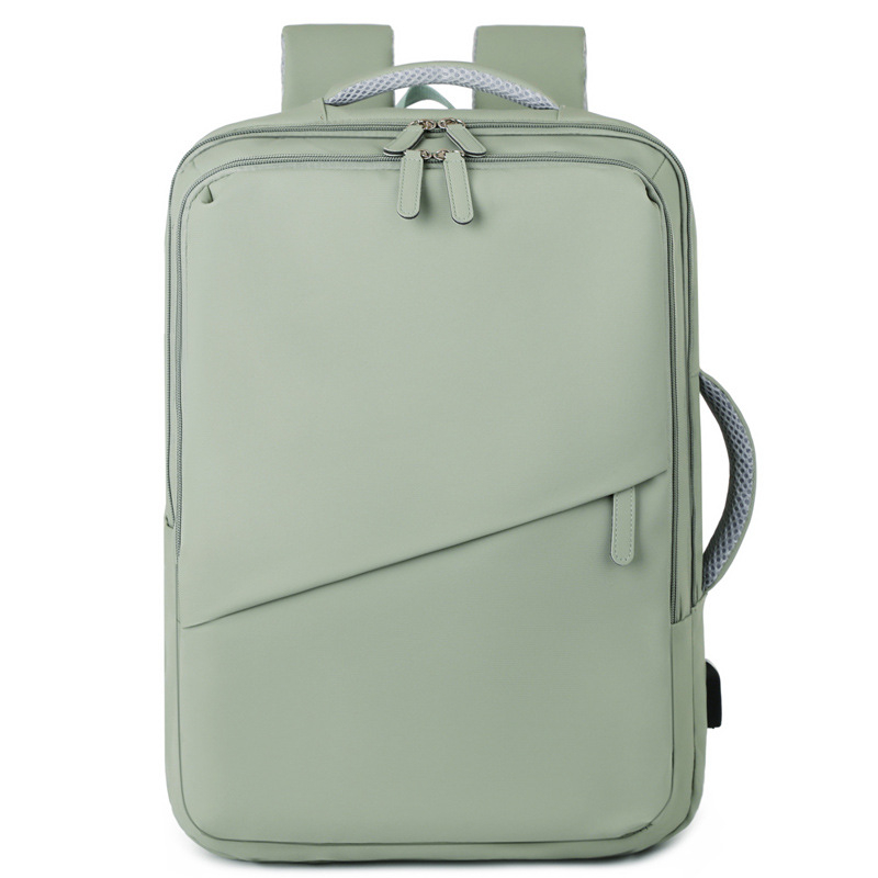 Rucsac pentru laptop de călătorie, Capacitate mare, Ușor, Rezistent la apă, Interfață USB, Țesătură Oxford