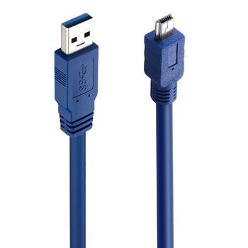 USB 3.0 podatkovni kabel AM-Mini10P za DSLR fotoaparat, proširivač i konektor s jednim glavom