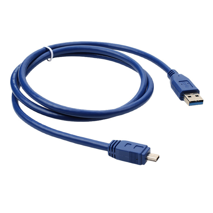 USB 3.0 podatkovni kabel AM-Mini10P za DSLR fotoaparat, proširivač i konektor s jednim glavom