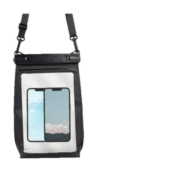 ERGR vodotesná taška na telefón s dotykovým displejom – Veľká kapacita, minimalistický štýl, PVC/TPU, na potápanie, pláž a fotografovanie, tlač loga
