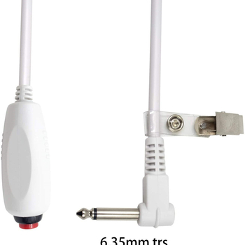 Ābolveidīga māsu zvana līnija ar pašatjaunojošu normāli atvērtu slēdzi, mono savienotājs, kabeli stiprinājums