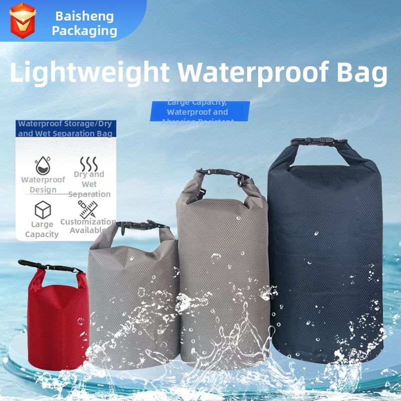 TOWADE Vonkajšia vodotesná taška — Oxford polyester s PVC povlakom; moderný minimalistický štýl; kapacita 2L/5L/10L/20L; tlač loga k dispozícii.