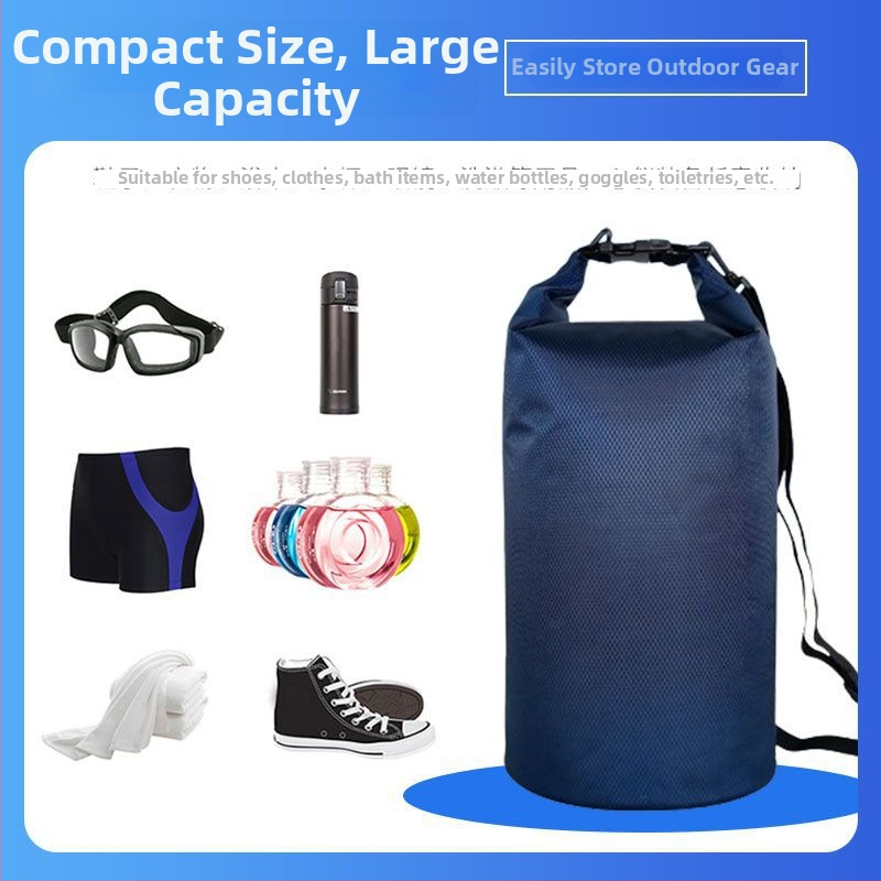 TOWADE Vonkajšia vodotesná taška — Oxford polyester s PVC povlakom; moderný minimalistický štýl; kapacita 2L/5L/10L/20L; tlač loga k dispozícii.