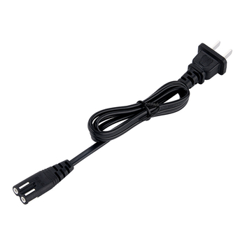 Barošanas kabelis ar figure-8 kontūru, PVC korpuss, CCC sertifikāts, divvads, piemērots printeriem un skaļruņiem