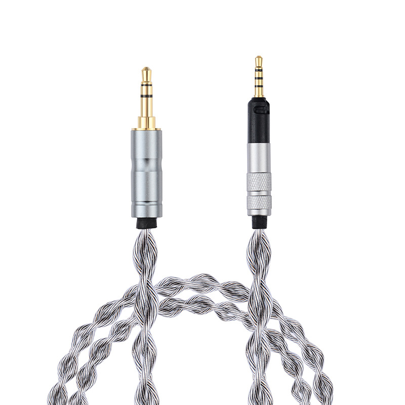 Kabel za poboljšanje slušalica za HD400 Pro, HD560S, HD598, HD599, M50X, M40X, M70X – jezgro od srebrno premazane bakrene žice, bakar bez kisika, ROHS potvrda