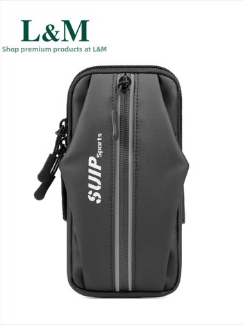 Unisex sportinė rankos krepšys mobiliajam telefonui – Oxford audinys, kvėpuojantis, atsparus vandeniui, lauko sportui