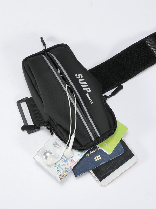 Unisex sportinė rankos krepšys mobiliajam telefonui – Oxford audinys, kvėpuojantis, atsparus vandeniui, lauko sportui