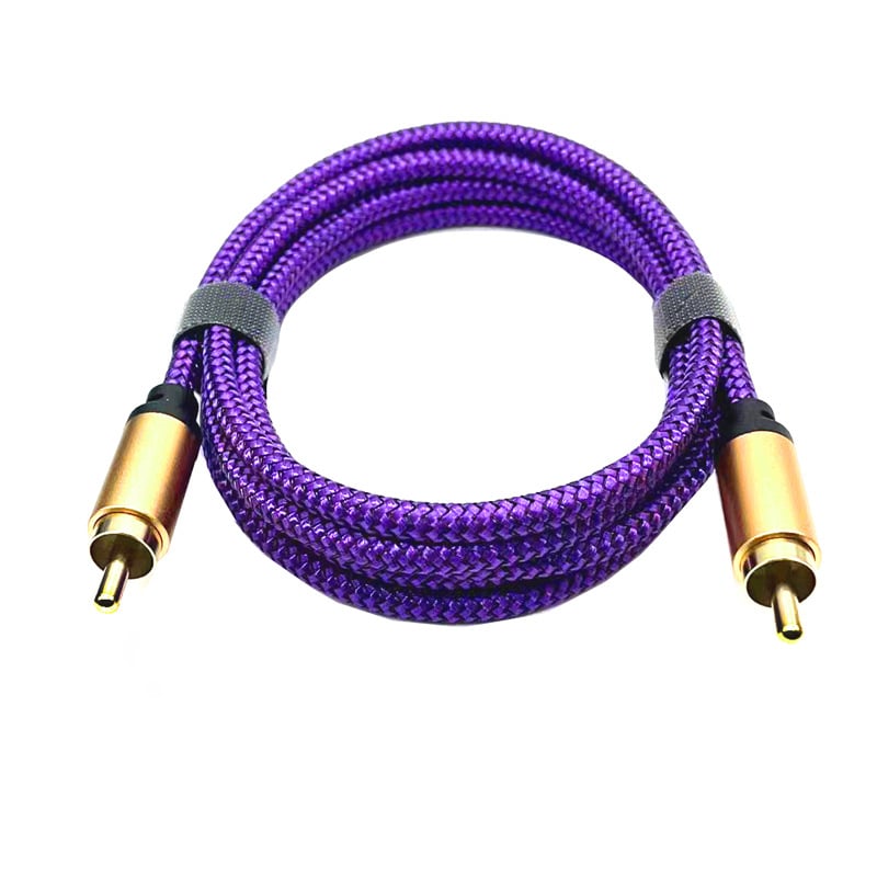RCA muški–muški Lotus kabel za AV audio/video, koaksijalni kabel za projektor i televizor, kabel za subwoofer i zvučnike