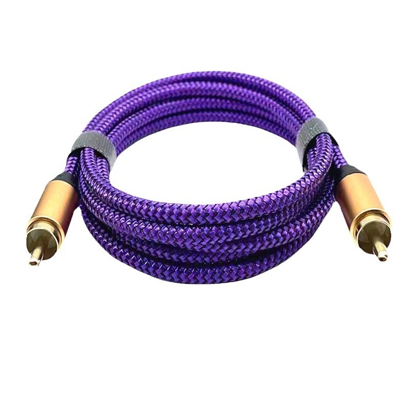 RCA muški–muški Lotus kabel za AV audio/video, koaksijalni kabel za projektor i televizor, kabel za subwoofer i zvučnike