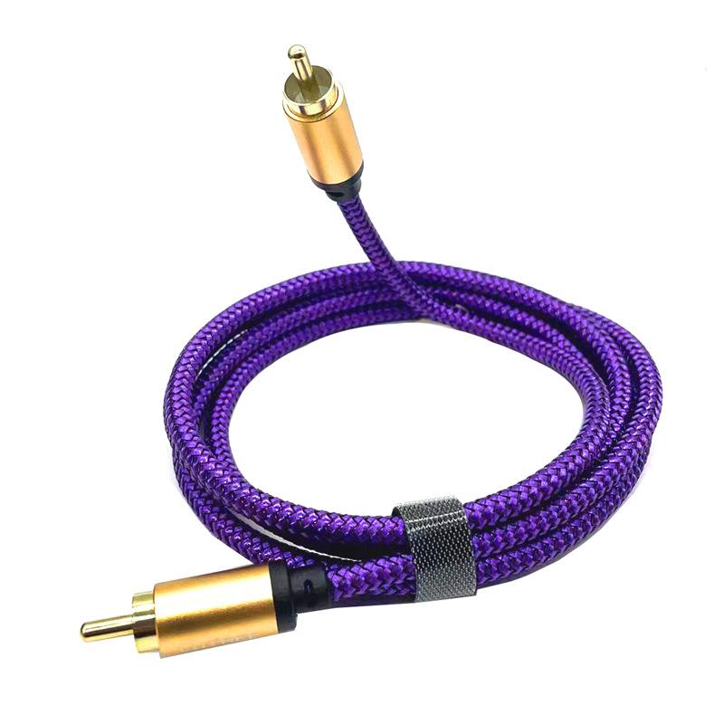 RCA muški–muški Lotus kabel za AV audio/video, koaksijalni kabel za projektor i televizor, kabel za subwoofer i zvučnike