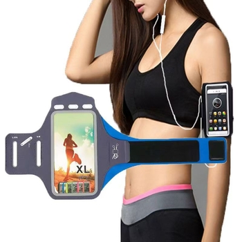 Unisex lauko sporto telefono rankos dėklas — nailonas, atsparus vandeniui, lengvas, apsauga nuo vagių, sausos/šlapios dalies atskyrimas