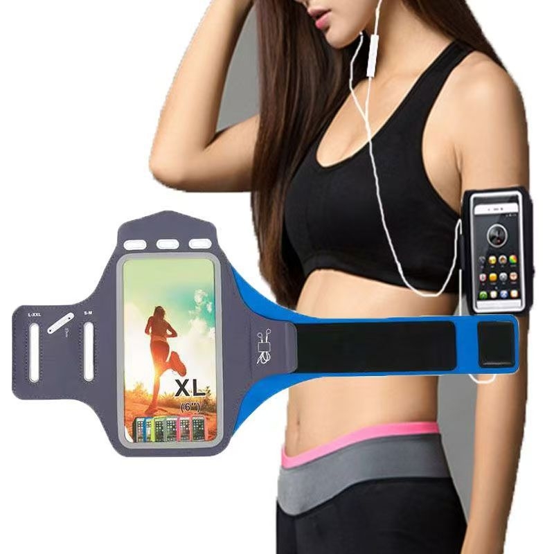 Unisex lauko sporto telefono rankos dėklas — nailonas, atsparus vandeniui, lengvas, apsauga nuo vagių, sausos/šlapios dalies atskyrimas