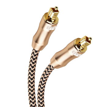 Cablu audio din fibră optică SPDIF digital, cu placare aur, OEM, pentru periferice PC