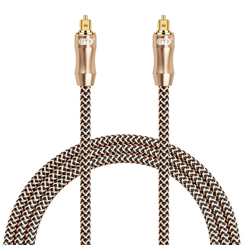 Cablu audio din fibră optică SPDIF digital, cu placare aur, OEM, pentru periferice PC