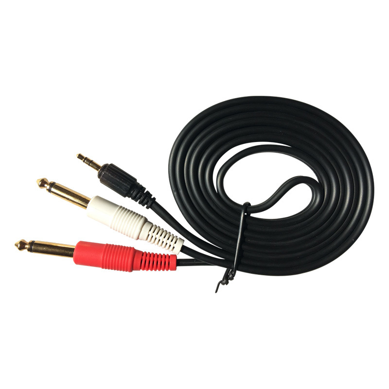 Choseal/Akihabara Q3201 Audio kabel 3,5 mm na 6,5 mm, zlatni konektori, jezgro od rafinirane bakra, UL certificiran, za digitalne uređaje