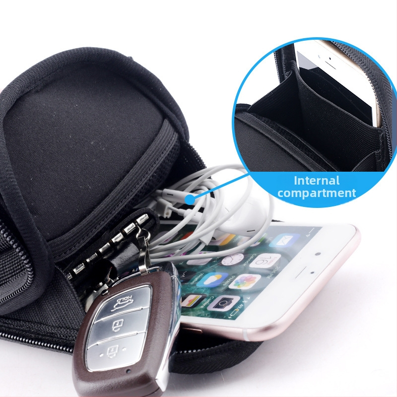 Telefono apyrankė bėgimui, PU medžiaga, nailoninė įdaila, vandeniui atspari, kvėpuojanti, naktiniai atšvaitai