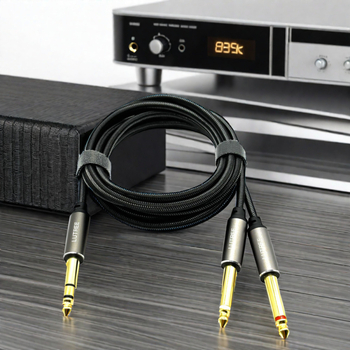 LUTREE LL-YPX-0051 Zvukový kábel pre líniu – zlaté konektory, jadro tinenej meďe, meď bez kyslíka, ROHS certifikát