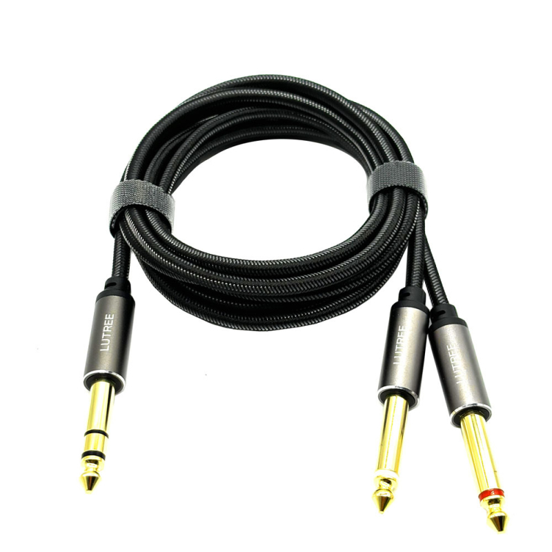 LUTREE LL-YPX-0051 Zvukový kábel pre líniu – zlaté konektory, jadro tinenej meďe, meď bez kyslíka, ROHS certifikát