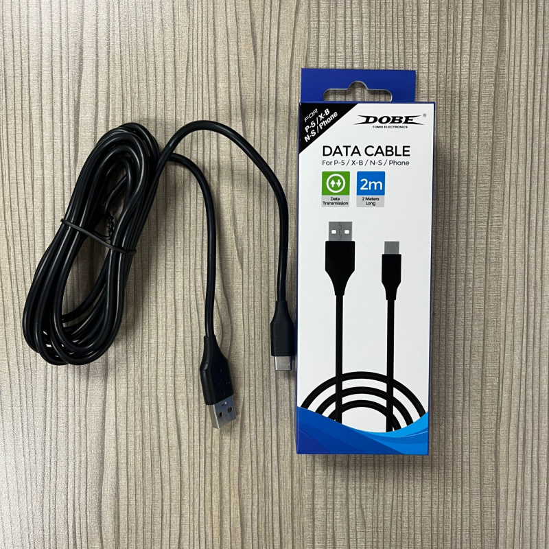 USB kabel za punjenje i prijenos podataka za PS5 i NSPRO bežični kontroler, ABS kućište, DOBE FOMIS ELECTRONICS