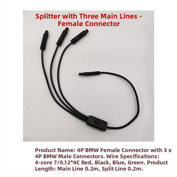 Kábel na pripojenie spätná kamery pre automobilové audio/video systémy — Vonkajší plášť: Iné — Značka: Neuvedená