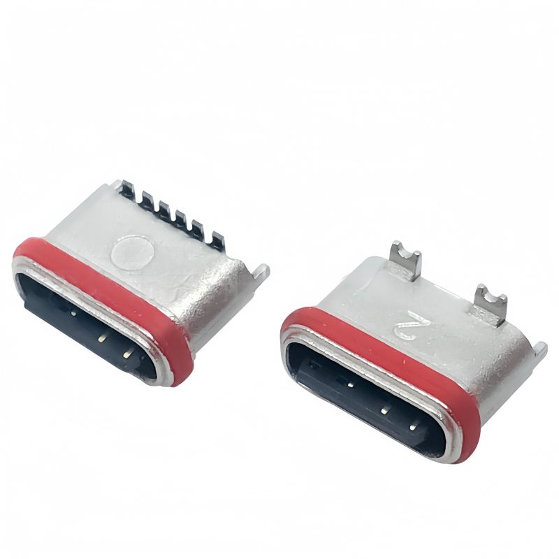 Type-C24P3.1 женски конектор със водоустойчив корпус, 24-пинов за 3C дигитално приложение