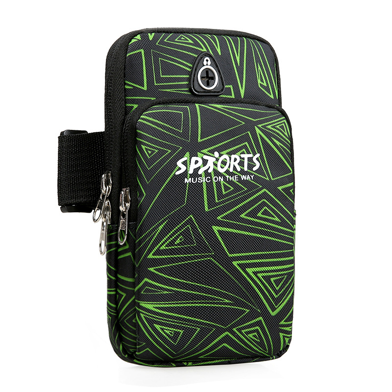 Telefono apyrankė bėgimui – nailonas, universalus, lauko sportas, gatvės stilius, raidžių raštas