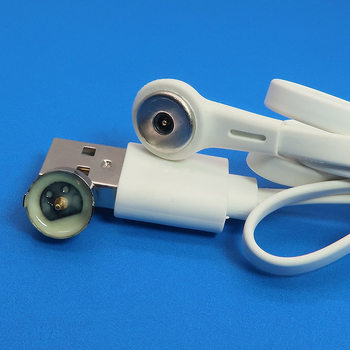 Magnetični kabel za punjenje s okruglim magnetskim konektorom, 5V2A, bakrena izolacija, 1 vodič, za elektroničke uređaje