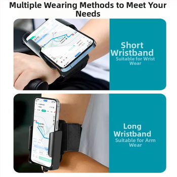 Rankos telefono laikiklis dviračių sportui – ABS+PC+Webbing medžiagos | Unisex | Žiema 2024 leidimas