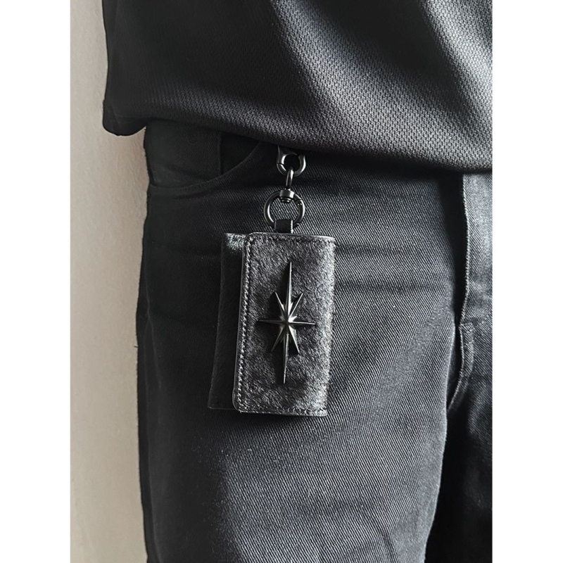 GlowCharm metalni dodatak za struk – privjesak za ključeve, novčanik za kovanice i držač kartica
