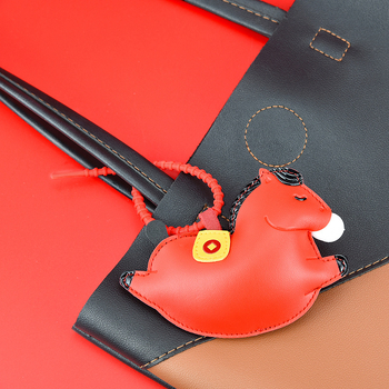 Ключодържател джоб – животински принт, PU материал, уличен стил, издание есен 2025, ежедневна употреба