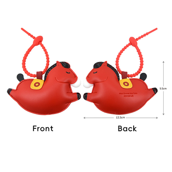 Ключодържател джоб – животински принт, PU материал, уличен стил, издание есен 2025, ежедневна употреба